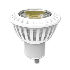 LED spuldze  - LED Spotlight - 7W GU10 SMD Plastic 4500K
